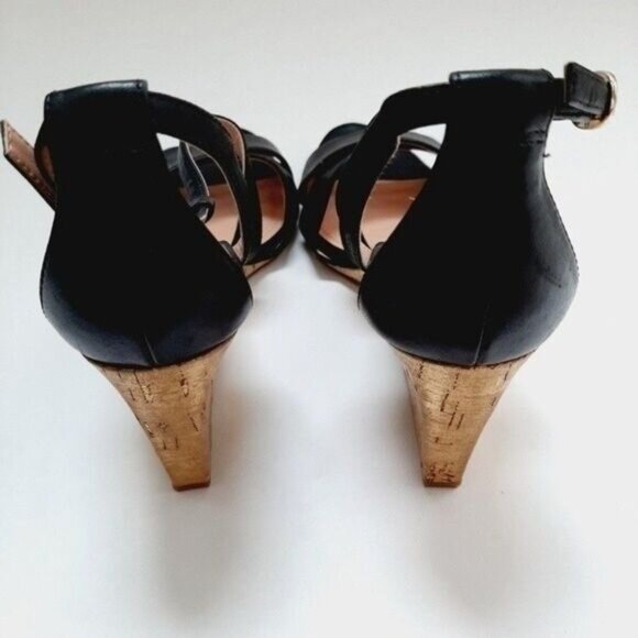 ENZO ANGIOLINI Womens Vanida Wedge Gold Cork Sz 6.5 - Picture 9 of 10